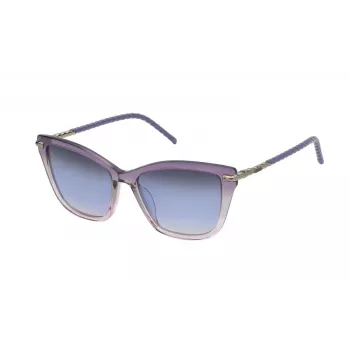 TOUS Damen-Sonnenbrille STOB87-540ABT - Havanna Acetat Cat-Eye mit braunen Gradientengläsern 54mm