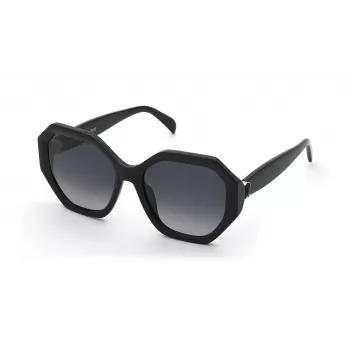 TOUS Damen-Sonnenbrille STOC41S550700 Butterfly/Cat-Eye Acetat Braun Havana