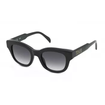 TOUS Damen-Sonnenbrille STOC82-500700 - Schwarzer Rahmen, grau getönte Gläser, 50/21/140 mm