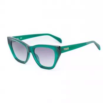 TOUS Damen STOB85-530G61 Cat-Eye-Sonnenbrille Schwarz Grau Verlauf 53mm
