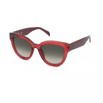 TOUS Damen STOC80-530VC2 Sonnenbrille Schwarz Grau Verlauf 53mm