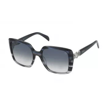 TOUS Damen Sonnenbrille STOB52-560GBL Havana Braun Verlauf 56mm