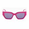 TOUS Damen Sonnenbrille STOC24-5309M3 Schwarz Acetat Quadratisch Verlauf Grau Glas 53mm