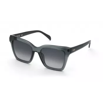 TOUS Damen-Sonnenbrille STOC45-5406BL Blauer Rahmen Grau Verlaufsgläser 54/19/140 mm
