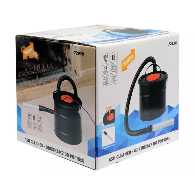 TOYA 72928 Aschesauger 1200 W 20 L Edelstahl