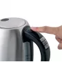 TOYA LUND 68194 Wasserkocher 2200 W 1,7 L Edelstahl Silber/Schwarz