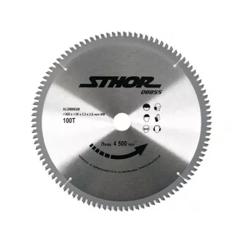 TOYA STHOR 300 mm TCT Kreissägeblatt für Aluminium und Nichteisenmetalle, 100 Zähne, 30 mm Bohrung