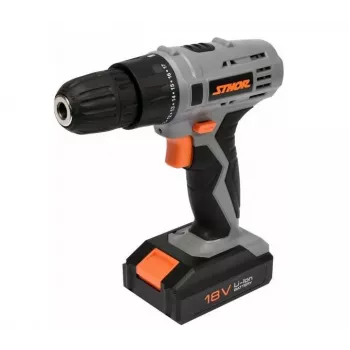 TOYA Sthor 78983 Bohrmaschine mit Schlagwerk, 780 W, 13 mm Zahnkranzbohrfutter, 0-3000 U/min, Hammerfunktion, Softgrip, mit Zusatzhandgriff und Tiefenanschlag