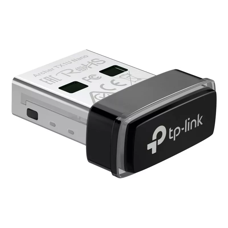 TP-Link Archer TX1U Nano AX300 Wi-Fi 6 USB-Adapter mit internen Antennen, USB 2.0