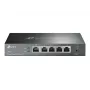 TP-LINK ER605 SafeStream Router - Gigabit VPN Router mit 4-Port Switch, 3 WAN-Ports, wandmontierbar