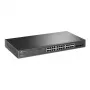 TP-Link JetStream 28-Port Gigabit Smart PoE+ Switch mit 24-PoE+-Ports und 4 SFP-Steckplätzen
