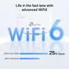 TP-LINK RE660X Dual-Band Wi-Fi 6 Range Extender, 2,4 GHz & 5 GHz, 802.11ax