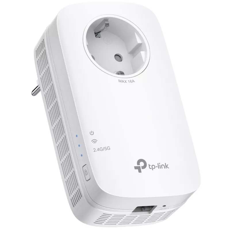 TP-LINK RE660X Dual-Band Wi-Fi 6 Range Extender, 2,4 GHz & 5 GHz, 802.11ax