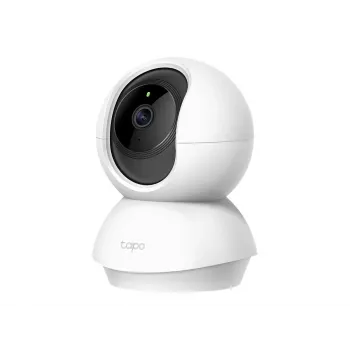 TP-Link Tapo C200 Pan/Tilt WLAN-Sicherheitskamera, 1080p Full HD, 360° Schwenken, 114° Neigen, Nachtsicht, Zwei-Wege-Audio, microSD-Steckplatz, funktioniert mit Alexa & Google Assistant, Weiß