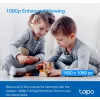 TP-Link Tapo C200C Schwenk-/Neige-WLAN-Überwachungskamera - 1080p Full HD, 360° horizontaler Bereich, Zwei-Wege-Audio, Nachtsicht bis 9m, MicroSD bis 256GB, Weiß