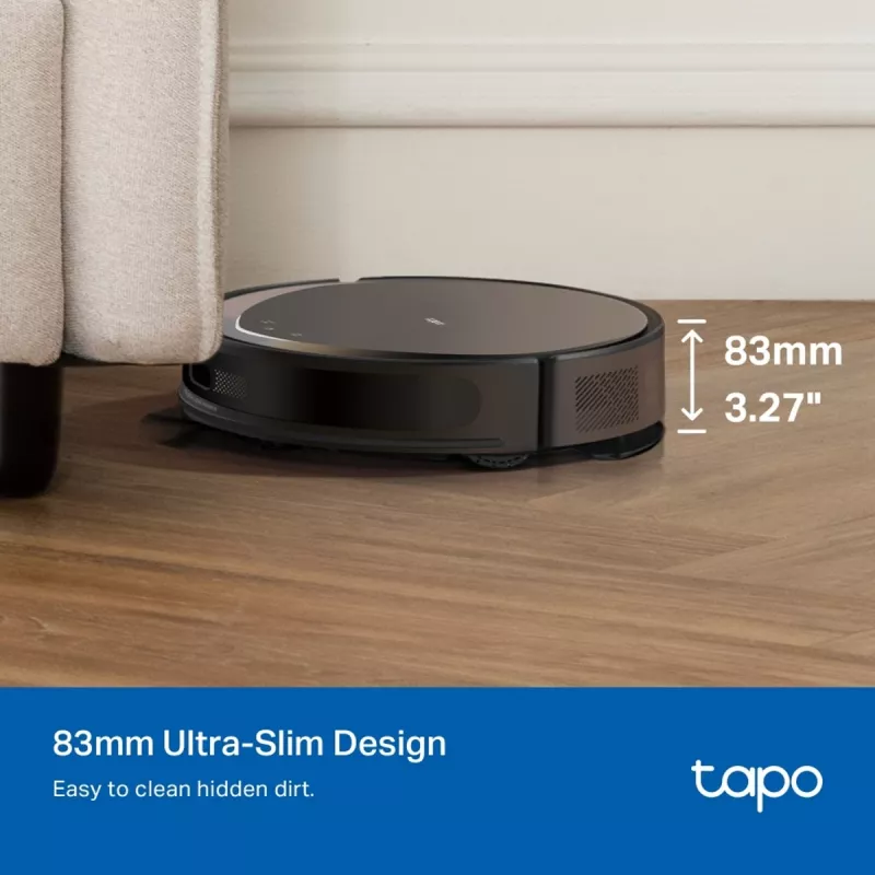 TP-Link Tapo RV20 Max Plus Saugroboter und Wischroboter mit Absaugstation, LiDAR-Navigation, 4200 Pa Saugkraft, 2600 mAh Akku, Wi-Fi, Alexa & Google Assistant