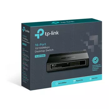 TP-Link TL-SF1016D 16-Port 10/100 Fast Ethernet Desktop-Switch
