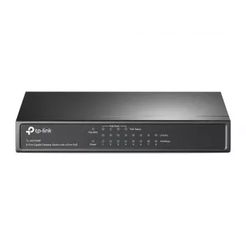 TP-Link TL-SG1008P 8-Port Gigabit Desktop PoE+ Switch, 4 PoE-Anschlüsse, 64W Budget, Metall TL-SG1008P(UN)