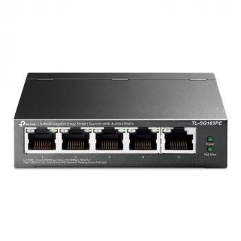 TP-Link TL-SG105PE Easy Smart Gigabit Switch mit 4-Port PoE+