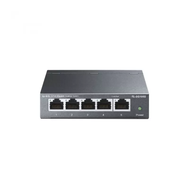 TP-Link TL-SG105S 5-Port Gigabit Desktop Switch, Metallgehäuse, v5.0