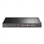 TP-Link TL-SL1218P 18-Port Fast Ethernet PoE+ Switch mit 2 Gigabit und 1 SFP