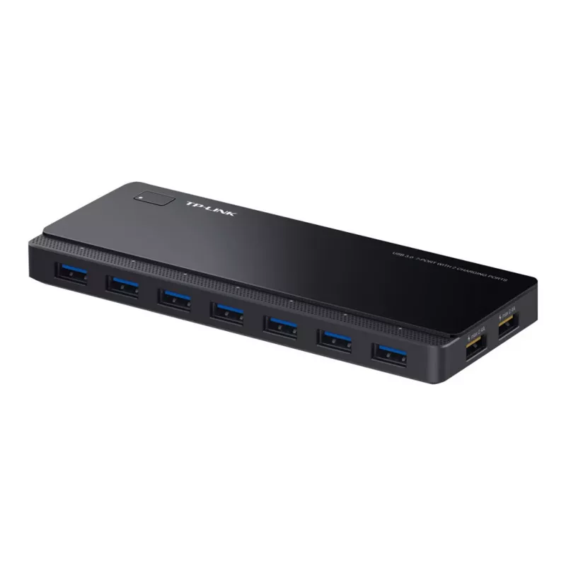 TP-LINK UH720 7-Port USB 3.0 Hub mit 2 Smart Charging Ports - Schwarz