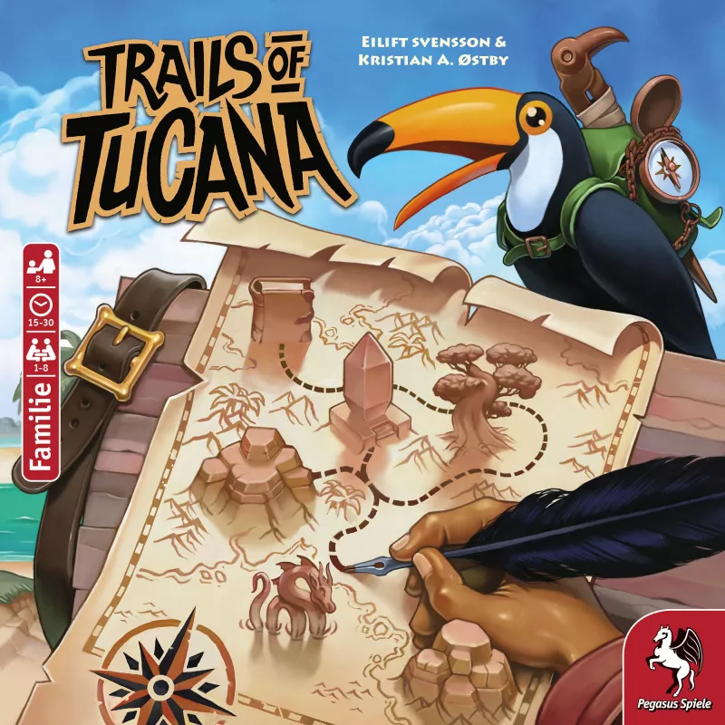 Trails of Tucana - Flip & Write Brettspiel