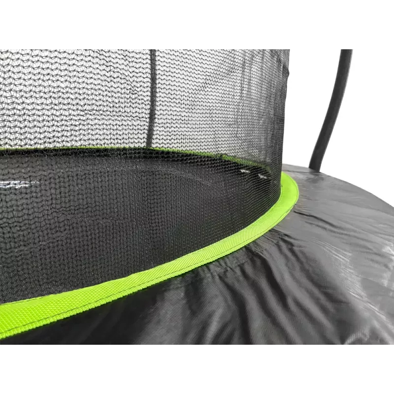 Trampolina LEAN Sport Max 14ft Schwarz-Grün