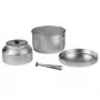 Trangia Camping Set 628 - 27 Series Small Cookset mit Spiritusbrenner, 2 Töpfe 1,0 L, hartanodisiertes Aluminium