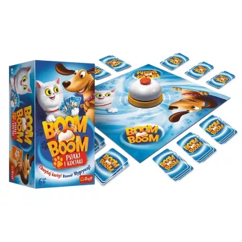 TREFL GRY Boom Boom Dogs and Kittens Geschicklichkeitsspiel