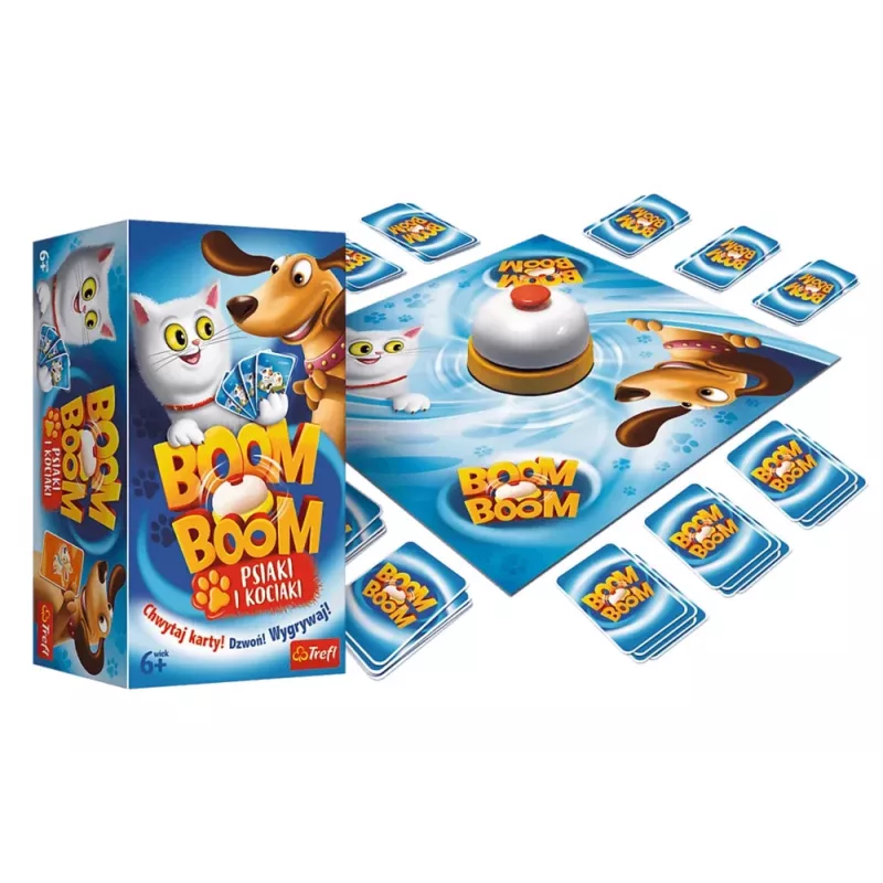 TREFL GRY Boom Boom Dogs and Kittens Geschicklichkeitsspiel
