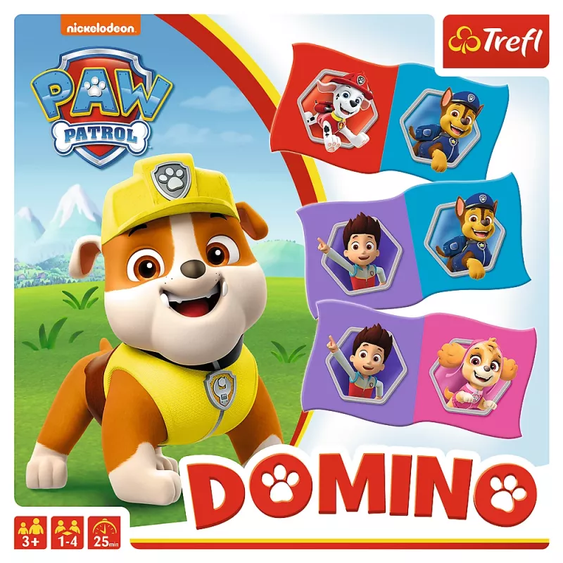 TREFL GRY Domino Paw Patrol – Lernspiel für Kinder
