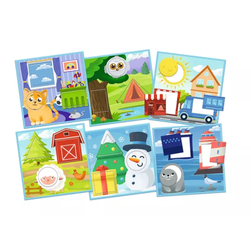 TREFL GRY Lernspiel Farben und Formen ABC für Kleinkinder Treflik Familie Trefl 02904