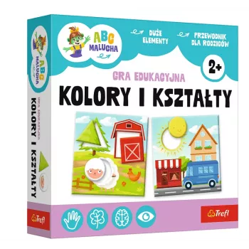 TREFL GRY Lernspiel Farben und Formen ABC für Kleinkinder Treflik Familie Trefl 02904