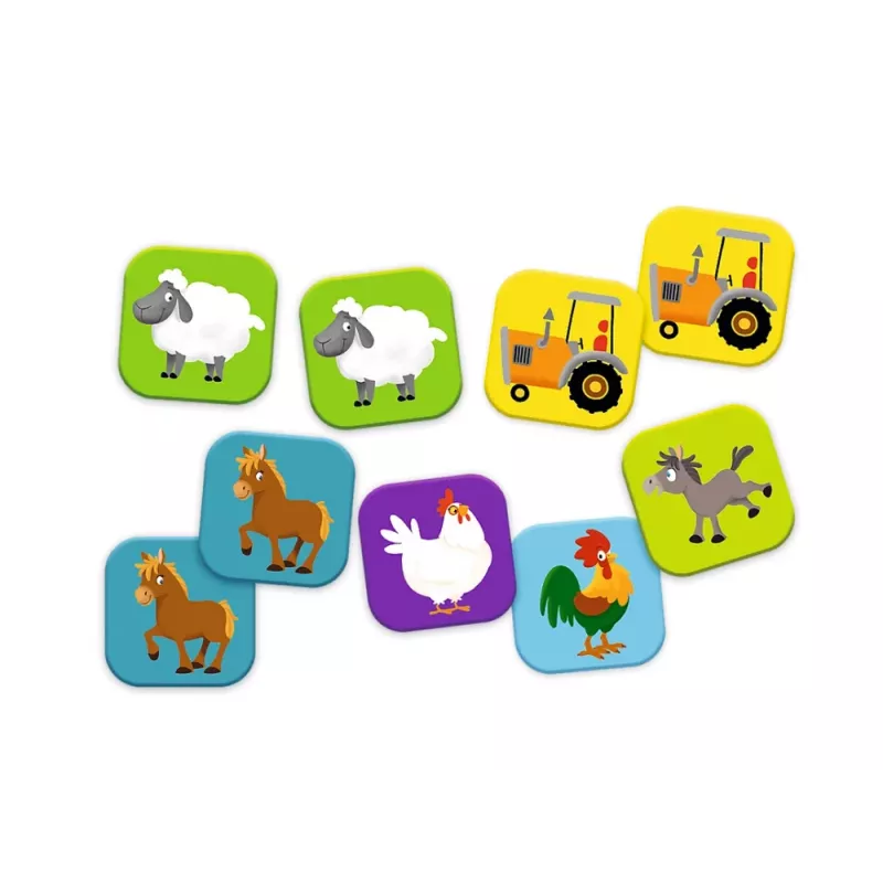 TREFL GRY Lernspiel Bauernhof ABC für Kleinkinder Treflik Familie Trefl 02909