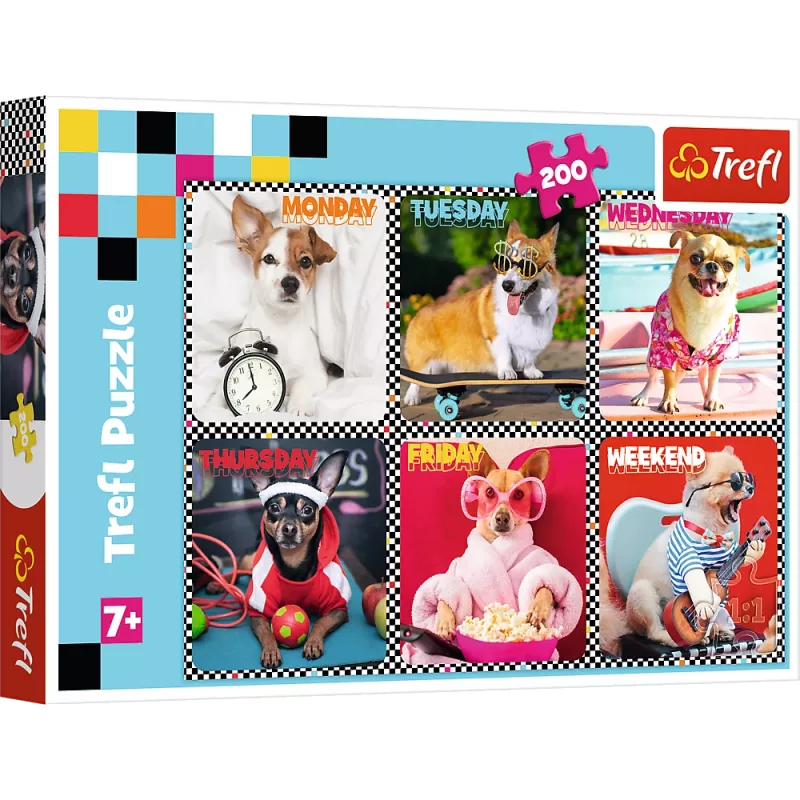 Trefl Puzzle 200 Happy Dogs