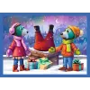 TREFL PUZZLE 4-in-1 Puzzle – Es schneit bei den Trefliks – Trefl 34657