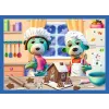 TREFL PUZZLE 4-in-1 Puzzle – Es schneit bei den Trefliks – Trefl 34657