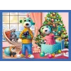 TREFL PUZZLE 4-in-1 Puzzle – Es schneit bei den Trefliks – Trefl 34657