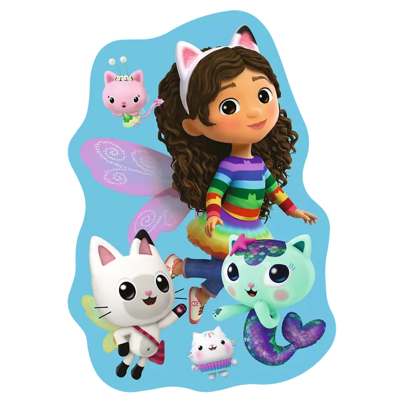 TREFL Puzzle - 50-teiliges Holz-Konturpuzzle - Gabby's Dollhouse Trefl 20260