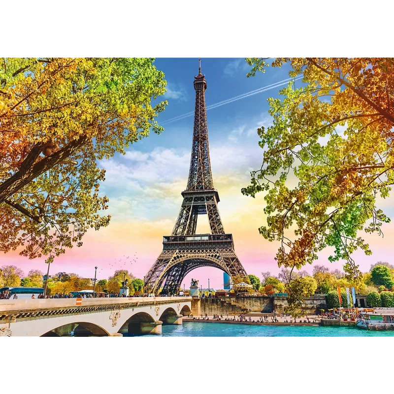 TREFL Puzzle 500 Teile Romantisches Paris Trefl 37330
