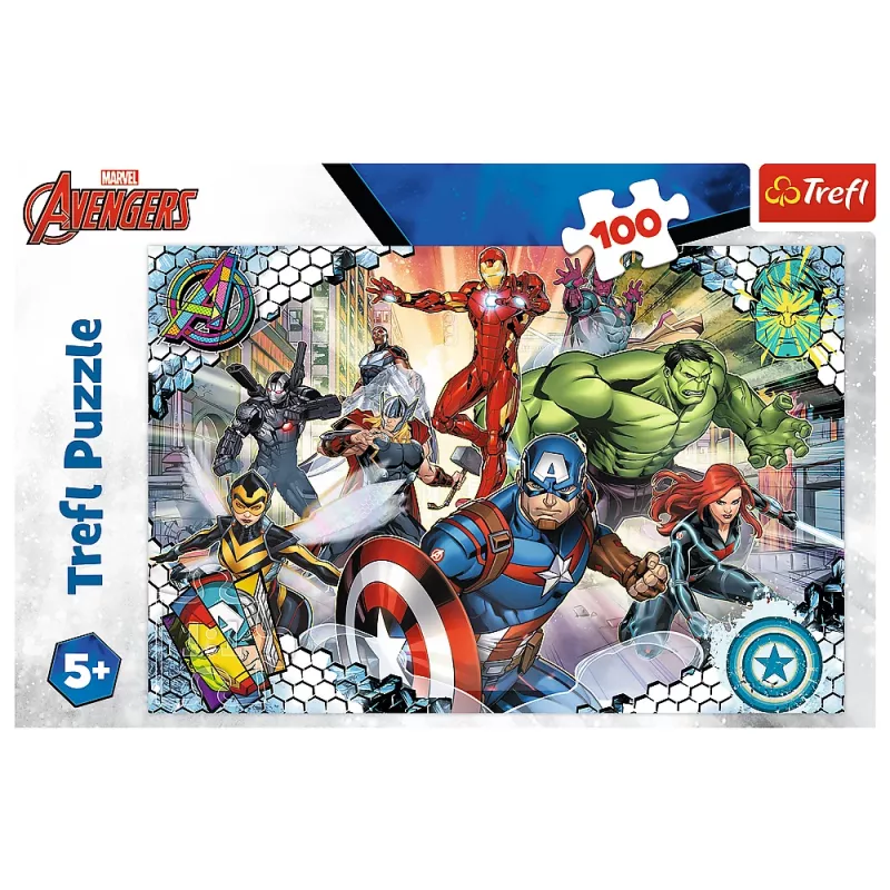 TREFL PUZZLE Puzzle - 100 - Sławni Avengers - Disney Marvel The Avengers 16454