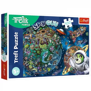 TREFL PUZZLE Puzzle - 100 - Trefliki im Weltraum Trefl 16496