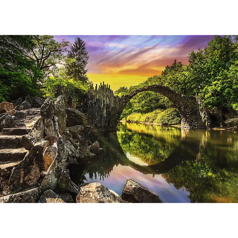 TREFL PUZZLE Puzzle – 1000 Premium Plus Rakotzbrücke in Kromlau, Deutschland Trefl 10811