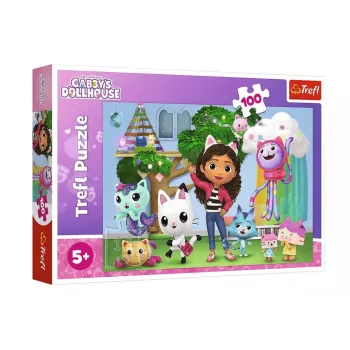 TREFL PUZZLE Puzzle 100 Teile Gabi's Cat House Trefl 16464