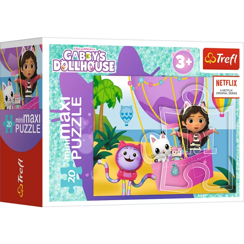TREFL PUZZLE Puzzle - 20 miniMaxi - Colorful Day with Gabby - Trefl 56041