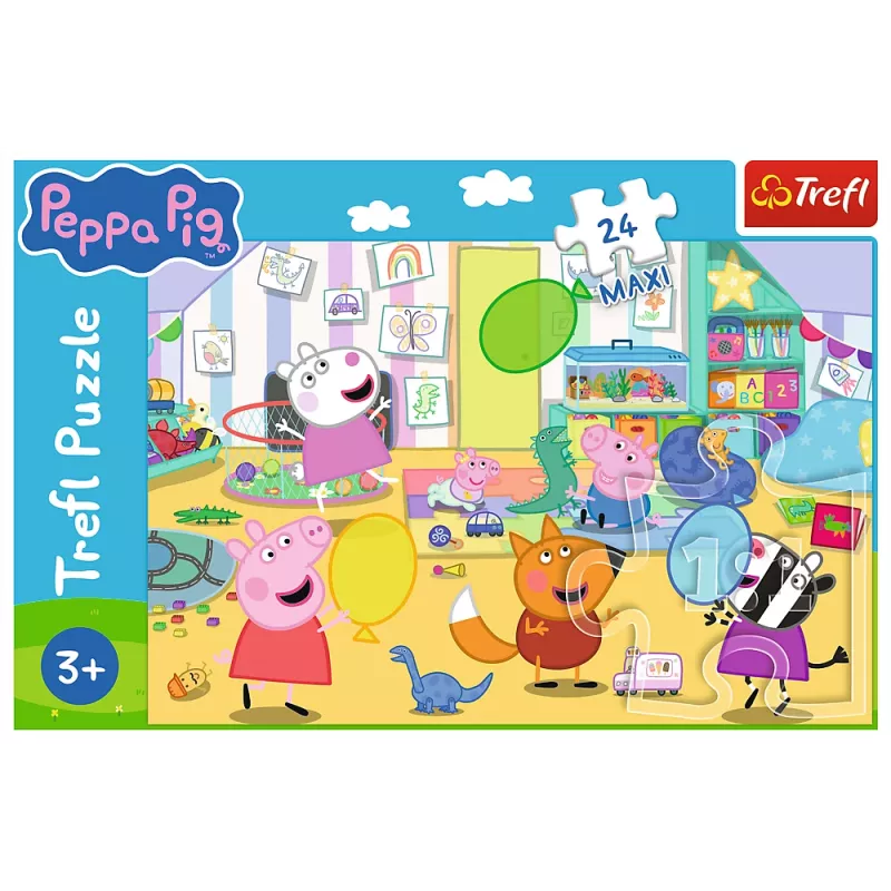 TREFL PUZZLE Puzzle 24 Maxi – Beautiful Peppa – Peppa Pig Trefl 14367