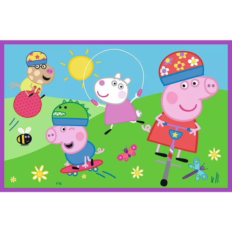 TREFL PUZZLE Puzzle - 2x24 - Peppa auf dem Spielplatz - Peppa Pig 34435