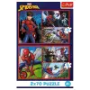 TREFL PUZZLE Puzzle - 2x70 - Spider Stories - Disney Marvel Spiderman Trefl 34443