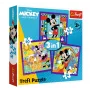 TREFL PUZZLE Puzzle – 3-in-1 (20, 36, 50 Teile) – Mickey und sein fröhliches Team – Mickey Maus und Freunde – Trefl 34894